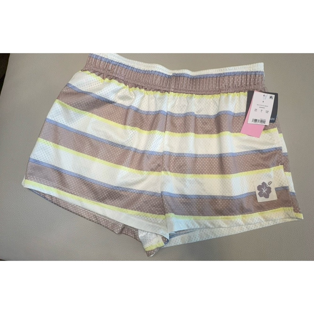Women's size small Grayson Threads tan and cream shorts.